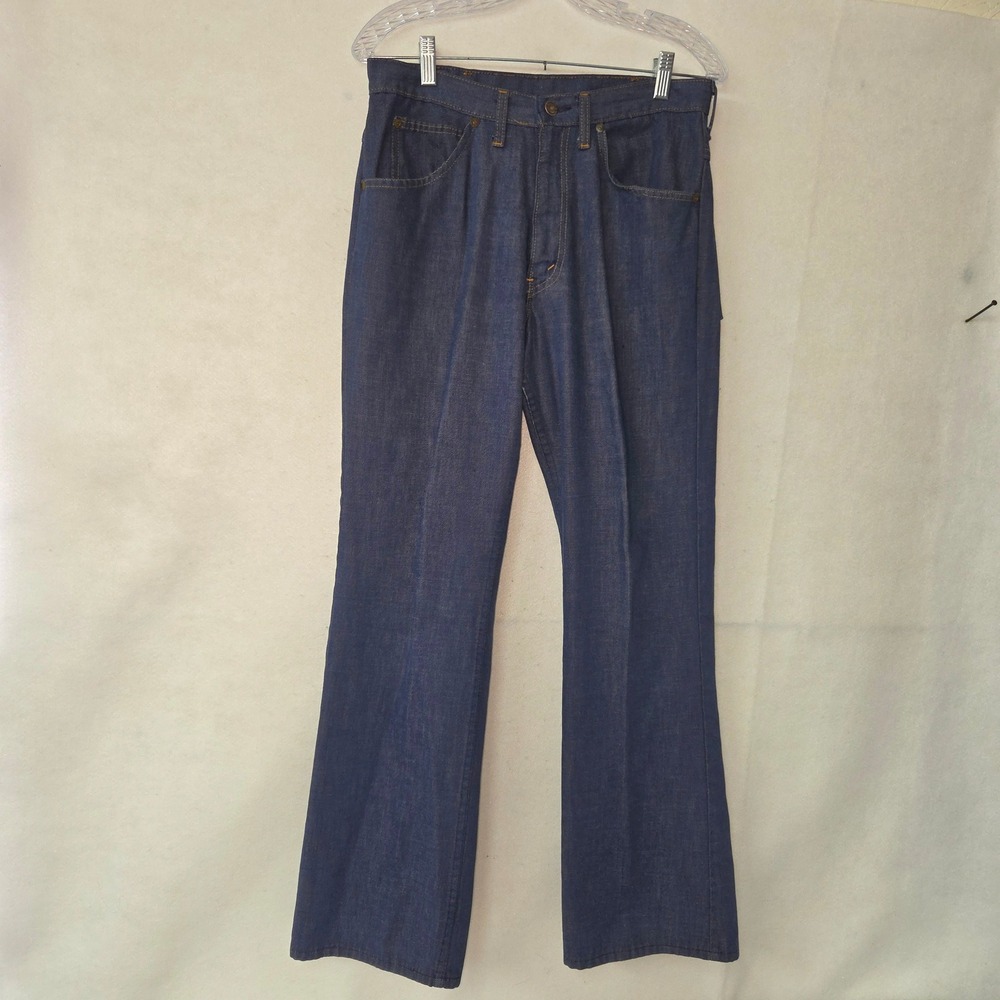 Vintage Roebucks Sears Mens Medium‎ Wash Straight Leg Jeans 32x30 High Rise